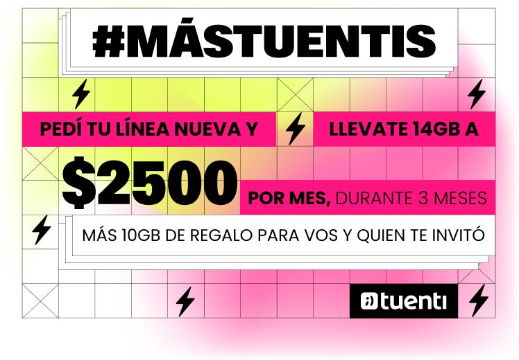 Pedí tu chip Tuenti...